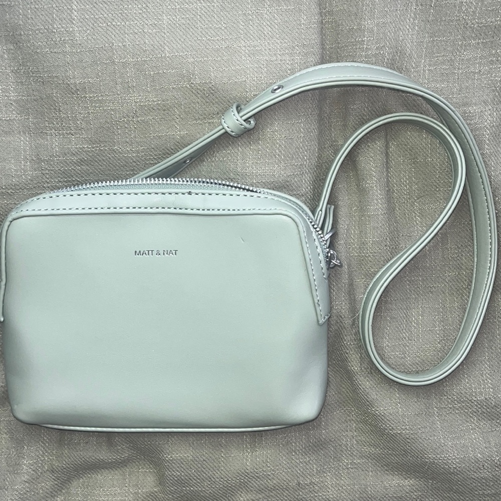 Matt & Nat Mint Green Crossbody Purse Bag NWOT